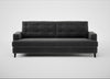 Mistral 4 Seater Sofa Smart Luxe Velvet Nickel / Black
