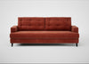 Mistral 4 Seater Sofa Smart Luxe Velvet Tawny / Black