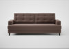 Mistral 4 Seater Sofa Smart Velvet Mouse / Black