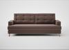 Mistral 4 Seater Sofa Smart Velvet Mouse / Natural