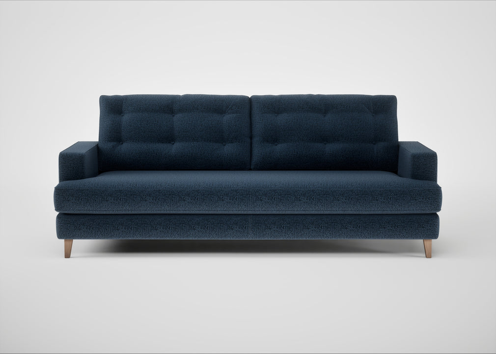 Mistral 4 Seater Sofa Boucle Velvet Space / Natural