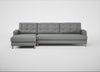 Mistral Left Hand Facing Corner Sofa Boucle Steel / Natural