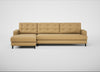 Mistral Left Hand Facing Corner Sofa Boucle Tweed Citrine / Black