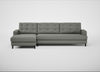 Mistral Left Hand Facing Corner Sofa Boucle Tweed Lapis / Black