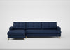 Mistral Left Hand Facing Corner Sofa Capelo Linen-Cotton Inkspot / Natural