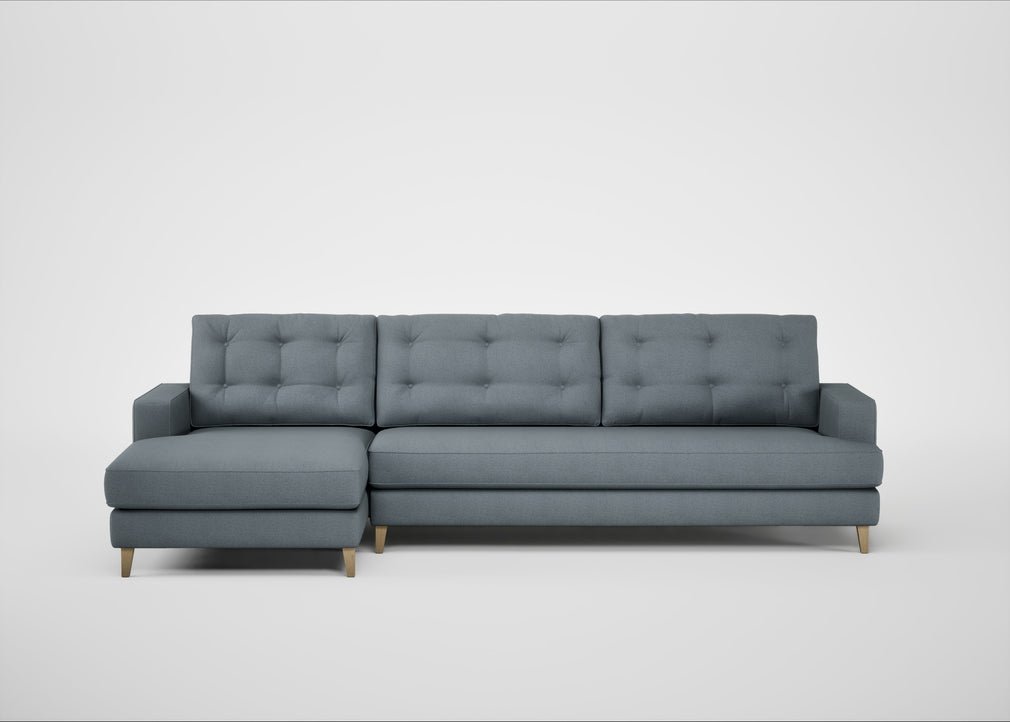 Mistral Left Hand Facing Corner Sofa Capelo Linen-Cotton Mineral / Natural