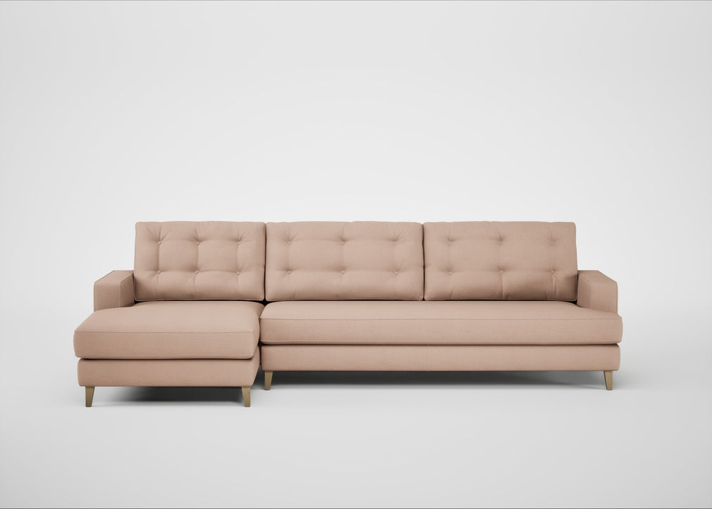 Mistral Left Hand Facing Corner Sofa Capelo Linen-Cotton Rosedale / Natural