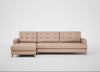 Mistral Left Hand Facing Corner Sofa Capelo Linen-Cotton Rosedale / Natural
