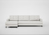 Mistral Left Hand Facing Corner Sofa Capelo Linen-Cotton Sea Salt / Black