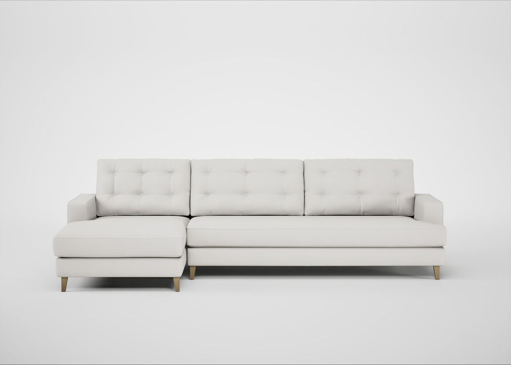 Mistral Left Hand Facing Corner Sofa Capelo Linen-Cotton Sea Salt / Natural