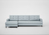 Mistral Left Hand Facing Corner Sofa Capelo Linen-Cotton Sea Shanty / Black