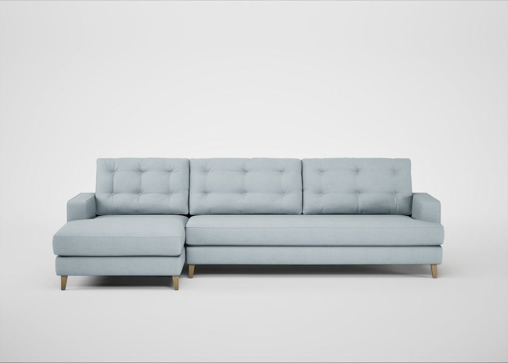 Mistral Left Hand Facing Corner Sofa Capelo Linen-Cotton Sea Shanty / Natural