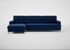 Mistral Left Hand Facing Corner Sofa Cotton Velvet Midnight / Natural