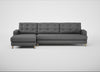 Mistral Left Hand Facing Corner Sofa Melton Wool Shale / Natural