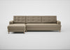 Mistral Left Hand Facing Corner Sofa Boucle Velvet Rocky / Natural