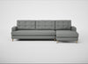 Mistral Right Hand Facing Corner Sofa Boucle Steel / Natural