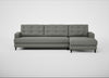 Mistral Right Hand Facing Corner Sofa Boucle Tweed Lapis / Black