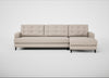 Mistral Right Hand Facing Corner Sofa Boucle Tweed Pearl / Black