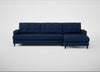Mistral Right Hand Facing Corner Sofa Broad Weave Lagoon / Black