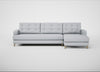 Mistral Right Hand Facing Corner Sofa Broad Weave Tin / Natural