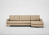 Mistral Right Hand Facing Corner Sofa Capelo Linen-Cotton Bamboo / Black