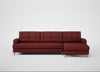 Mistral Right Hand Facing Corner Sofa Capelo Linen-Cotton Etruscan Red / Natural