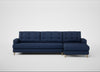 Mistral Right Hand Facing Corner Sofa Capelo Linen-Cotton Inkspot / Natural