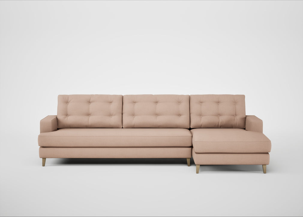 Mistral Right Hand Facing Corner Sofa Capelo Linen-Cotton Rosedale / Natural