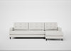 Mistral Right Hand Facing Corner Sofa Capelo Linen-Cotton Sea Salt / Black