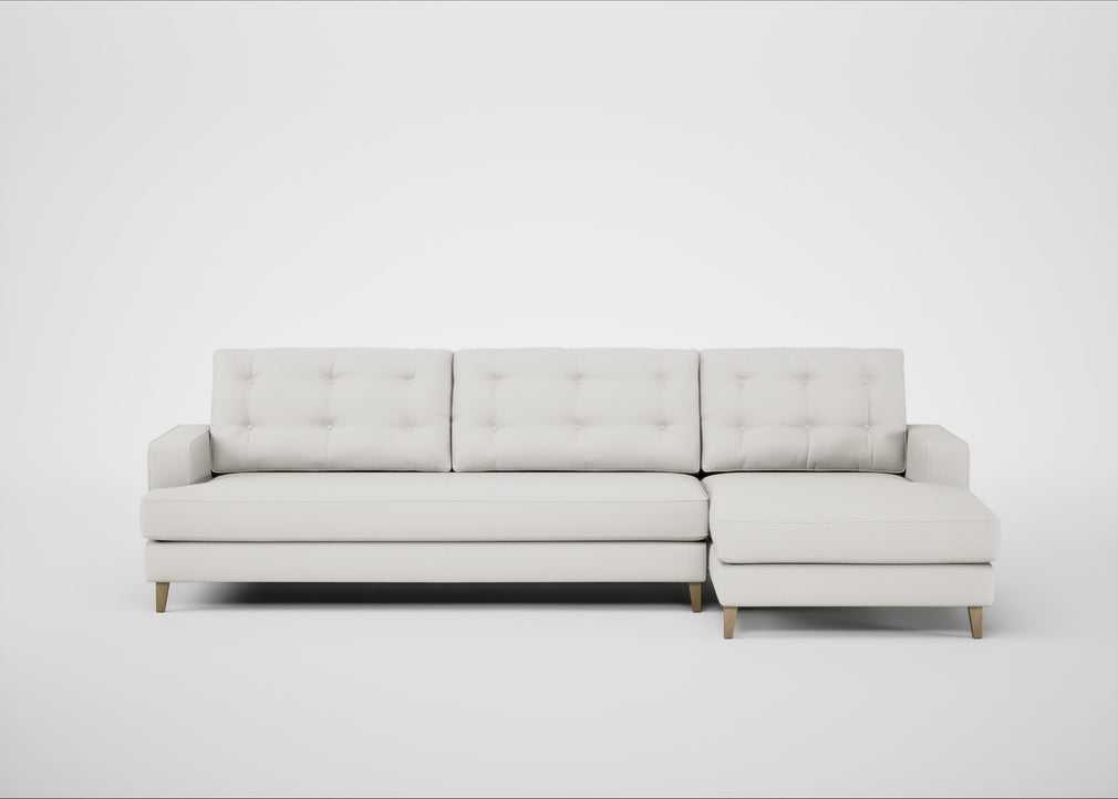 Mistral Right Hand Facing Corner Sofa Capelo Linen-Cotton Sea Salt / Natural