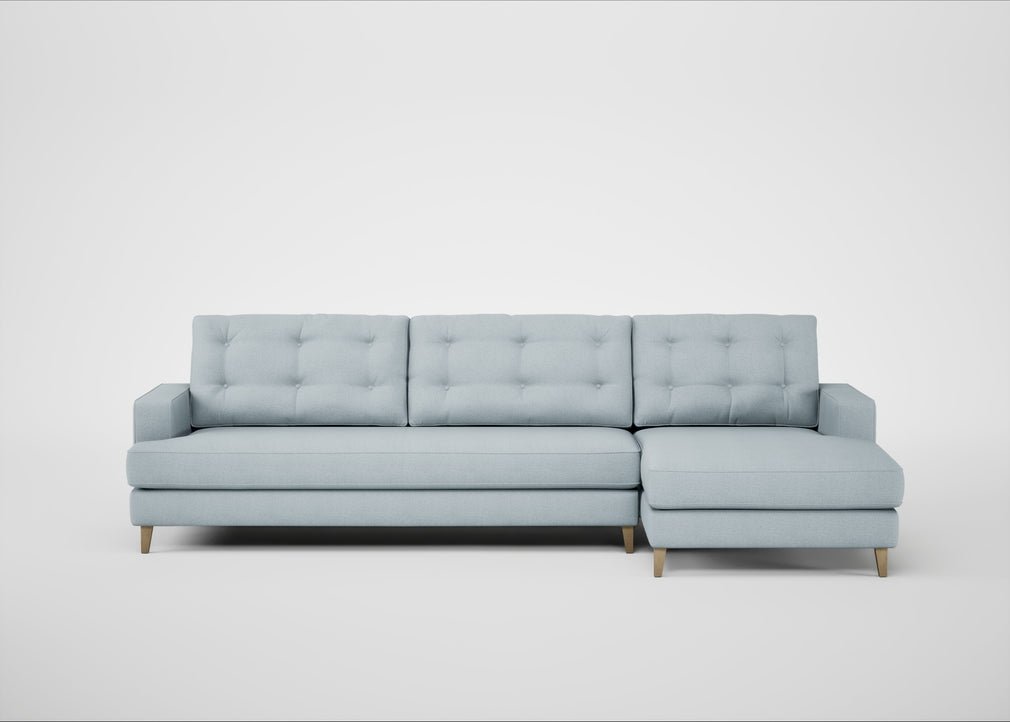 Mistral Right Hand Facing Corner Sofa Capelo Linen-Cotton Sea Shanty / Natural