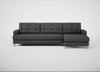 Mistral Right Hand Facing Corner Sofa Melton Wool Granite / Natural