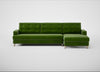 Mistral Right Hand Facing Corner Sofa Smart Luxe Velvet Grass / Natural