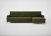 Mistral Right Hand Facing Corner Sofa Boucle Velvet Wilder / Natural