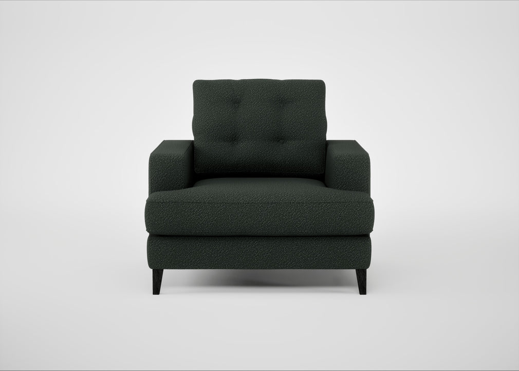 Mistral Armchair Boucle Fern / Black