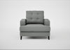 Mistral Armchair Boucle Steel / Black