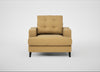 Mistral Armchair Boucle Tweed Citrine / Black