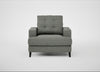 Mistral Armchair Boucle Tweed Lapis / Black