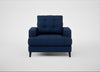 Mistral Armchair Broad Weave Lagoon / Black