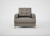 Mistral Armchair Broad Weave Pebble / Natural