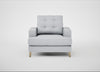 Mistral Armchair Broad Weave Tin / Natural