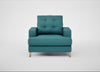 Mistral Armchair Brushed Cotton Cadet / Natural