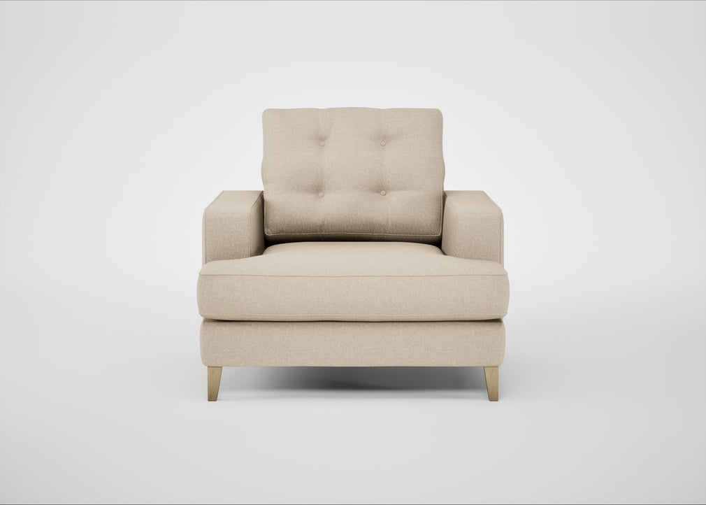 Mistral Armchair Brushed Cotton Oat / Natural