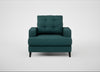 Mistral Armchair Brushed Cotton Pine / Black