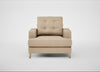Mistral Armchair Capelo Linen-Cotton Bamboo / Natural