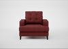 Mistral Armchair Capelo Linen-Cotton Etruscan Red / Black