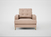 Mistral Armchair Capelo Linen-Cotton Rosedale / Natural