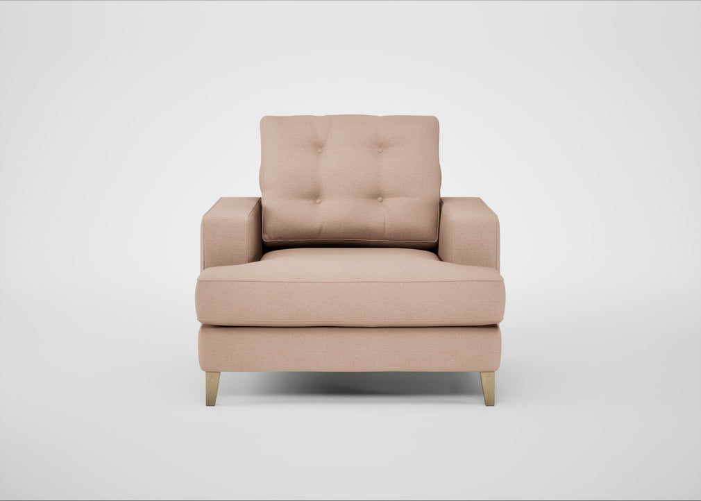 Mistral Armchair Capelo Linen-Cotton Rosedale / Natural