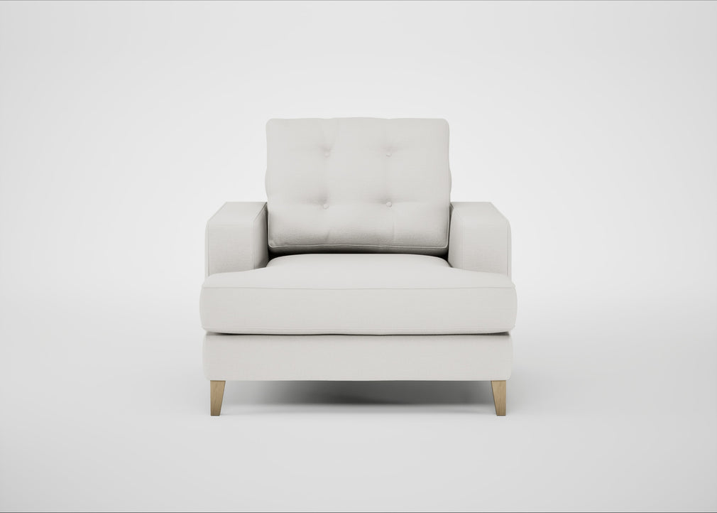Mistral Armchair Capelo Linen-Cotton Sea Salt / Natural