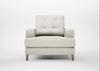 Mistral Armchair Chunky Boucle Ecru / Natural